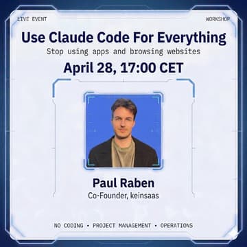 Cover Image for Say Goodbye to Apps and Websites: Use Claude Code For Everything