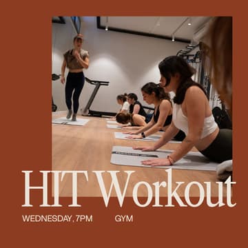 Cover Image for HIT Workout @ Circles House