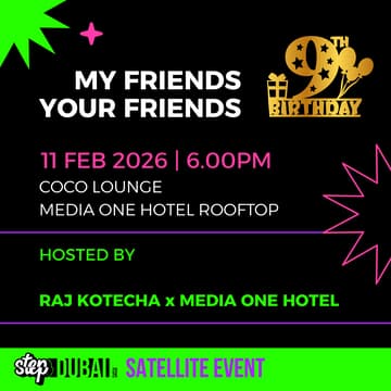 Cover Image for My Friends Your Friends Birthday x STEP Conference Afterparty