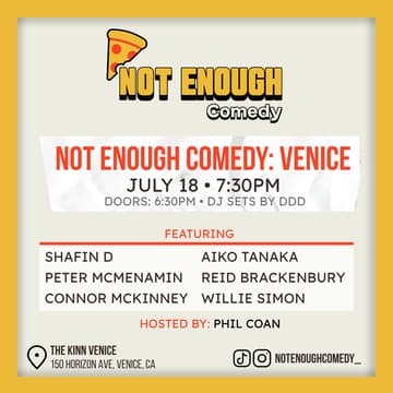 Cover Image for Not Enough Comedy: Venice