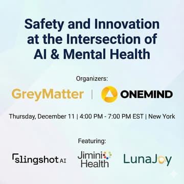 Cover Image for Safety and Innovation at the Intersection of AI & Mental Health