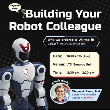 Cover Image for Deriv: Building Your Robot Colleague