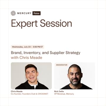 Cover Image for Expert Session: Brand, Inventory, and Supplier Strategy with Chris Meade