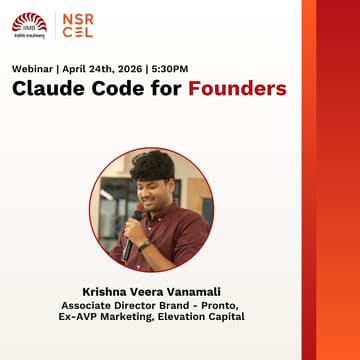Cover Image for Startup Essentials Week Ep #3: Claude Code for Founders with Krishna Veera Vanamali Y