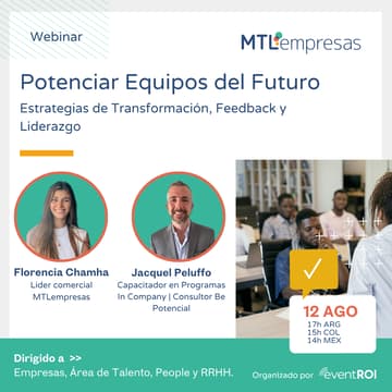 Cover Image for Potenciar Equipos del Futuro: Estrategias de Transformación, Feedback y Liderazgo