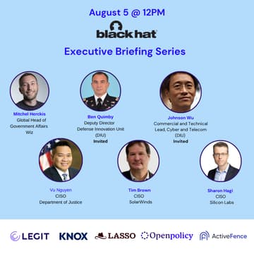 Cover Image for Black Hat Policy Executive Briefing Series