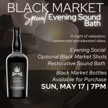 Cover Image for Black Market Special Evening Sound Bath