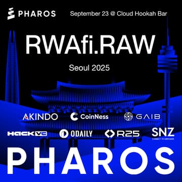 Cover Image for RWAfi.RAW : Pharos RWA Stakeholders Meetup & Rooftop Party @KBW