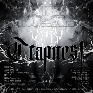 Cover Image for TRAPNEST🕷TOKYO RAVE - HARD TECHNO, SCHRANZ, HI-TECH, PSYTRANCE