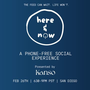 Cover Image for Here & Now: A Phone-Free Experience (San Diego)