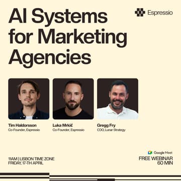 Cover Image for WEBINAR: AI Systems for Marketing Agencies
