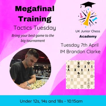 Cover Image for Megafinal Training (under 12s, 14s and 18s) - Tactics Tuesday