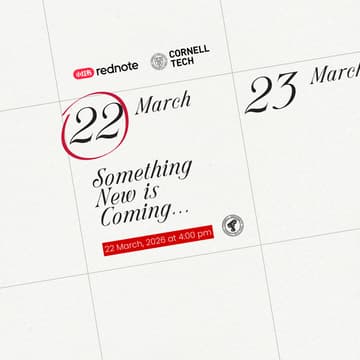 Cover Image for Creator Panel & Mixer | rednote in nyc 🗽| Cornell Tech CSSA