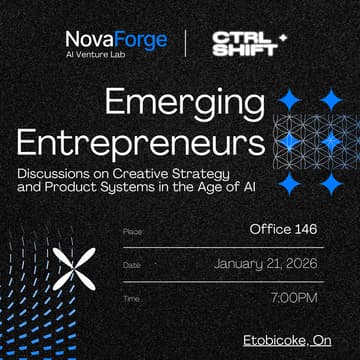 Cover Image for Emerging Entrepreneurs: Presented by CTRL+SHIFT & NovaForge