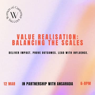 Cover Image for WoCS IWD Sydney Event: Value Realisation Workshop: Balancing the Scales