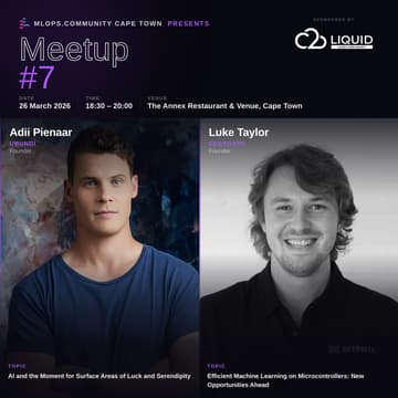 Cover Image for MLOps.Community Cape Town - Meetup #7