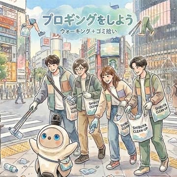 Cover Image for AI木曜会_みんなでプロギングをしよう（ウォーキング×ごみ拾い）