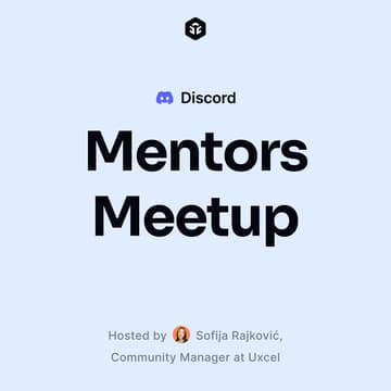 Cover Image for Uxcel Mentors Meetup | August