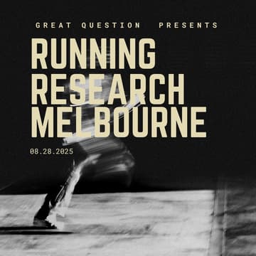 Cover Image for Running Research: Melbourne