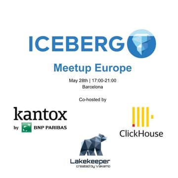 Cover Image for Apache Iceberg™ Europe Community Meetup - May 2026 Barcelona Edition