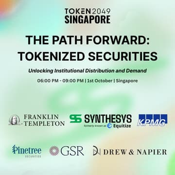 Cover Image for (Invite Only) The Path Forward: Tokenized Securities