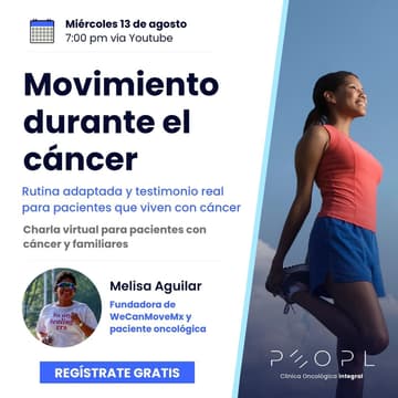 Cover Image for [Evento] Recupera tu fuerza: Cómo moverse en medio del cáncer