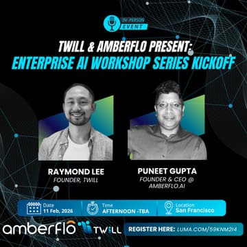 Cover Image for Twill & Amberflo Present: Enterprise AI Workshop Series Kickoff
