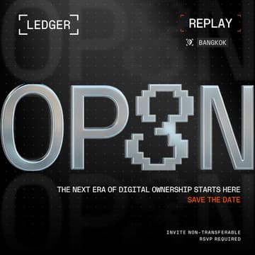 Cover Image for [BANGKOK] Ledger Op3n Replay