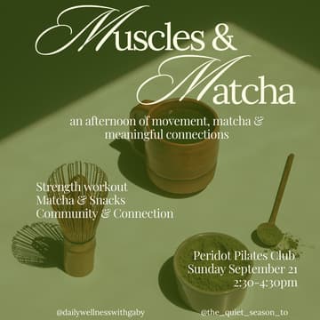 Cover Image for Muscles & Matcha