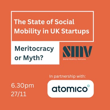 Cover Image for The State of Social Mobility in UK Startups and VC