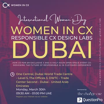 Cover Image for WiCX Dubai | International Women’s Day 2026, Global CX Lab