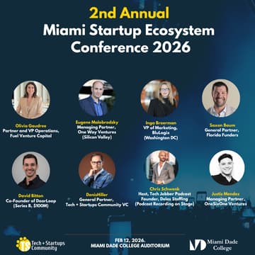 Cover Image for 2nd Annual Miami Startup Ecosystem Conference 2026 @ Miami Dade College Auditorium - Downtown Miami