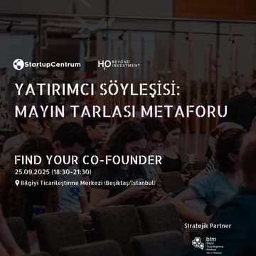 Cover Image for StartupCentrum Find Your Co-Founder Eylül Etkinliği