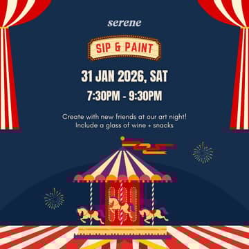 Cover Image for Sip & Paint - Festive Carnival 🎡