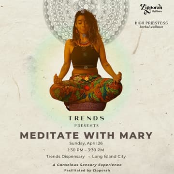 Cover Image for "Meditate With Mary" - A Conscious Sensory Experience Facilitated by Zipporah
