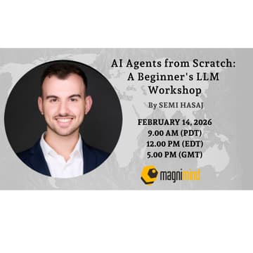 Cover Image for AI Agents from Scratch: A Beginner's LLM Workshop