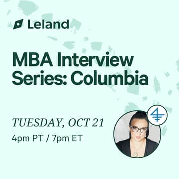 Cover Image for MBA Interview Series: Columbia