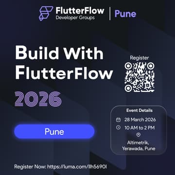 Cover Image for Build With FlutterFlow: Pune