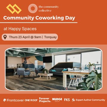 Cover Image for 🏵 Community Coworking Day @ Happy Spaces Torquay