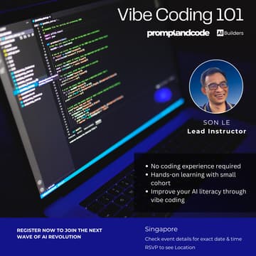Cover Image for Prompt & Code: Vibe Coding Workshop with AI