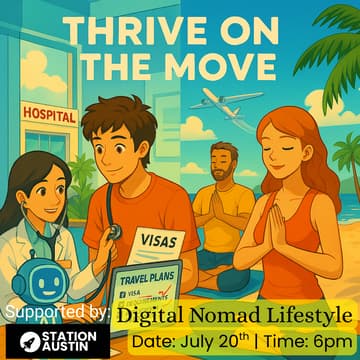 Cover Image for πͺ Thrive on the Move: Health, Wellness and Mindset for Long-Term Travel π