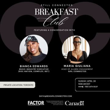 Cover Image for Still Connected: Breakfast Club featuring a conversation with Bianca Edwards