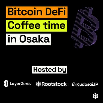 Cover Image for [Bitcoin cafe] Rootstock × LayerZero day 🟠