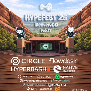 Cover Image for Hyperliquid Global Presents: Hypefest 2026