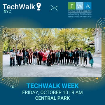 Cover Image for TechWalk Week | NYC, 10/10 w/ FWA