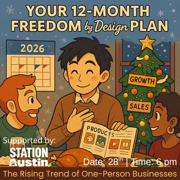 Cover Image for 🎯 Your 12‑Month Freedom by Design Plan – Design Your Roadmap for Next Year 📅