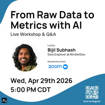 Cover Image for No Pipeline, No Problem: How to Turn Raw Data into Metrics with Agent Skills