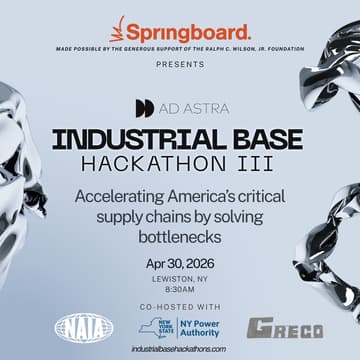 Cover Image for Industrial Base Hackathon III: Western New York