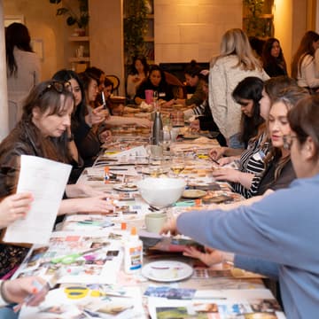 Cover Image for [Seattle] Vision Board Night and Pilates Class: hosted by Crunch & Brunch,  Aya Pilates, and Visible Coffee Roasters