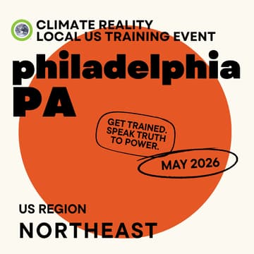 Cover Image for Philadelphia, PA- Climate Reality Local Training Event